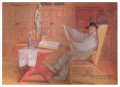 Selbstportrait im Studio 1912 Carl Larsson